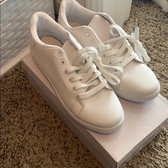 Nasty Gal Shoes - White sneakers